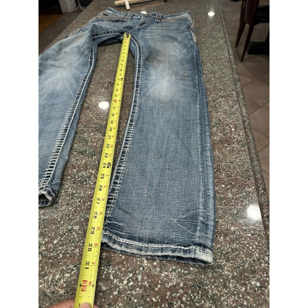 Mens Rock Revival Elijah straight jeans size 30 good condition vintage - Picture 12 of 16